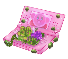 Load image into Gallery viewer, Kirby DS Sticker (Free US Shipping)
